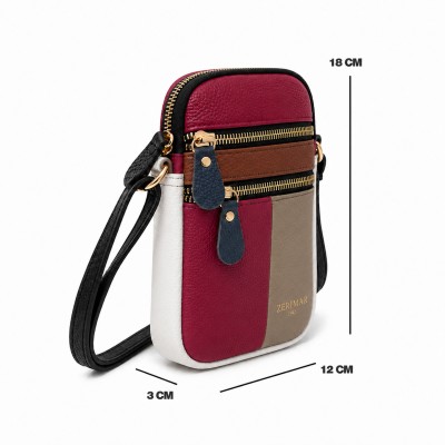 Mini Leather Crossbody Bag 18x12x3 cm DATA