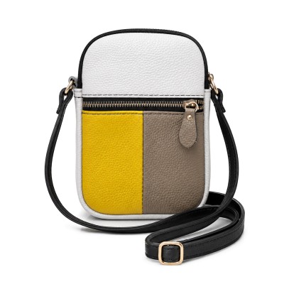 Mini Leather Crossbody Bag 18x12x3 cm DATA