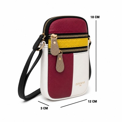 Mini Leather Crossbody Bag 18x12x3 cm DATA