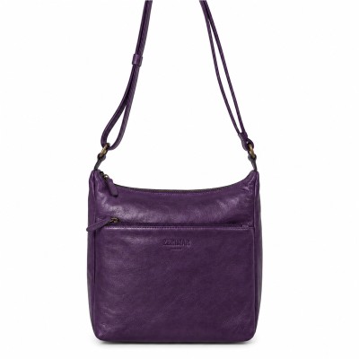 Leather crossbody bag 28x24x11 cm MISTIK