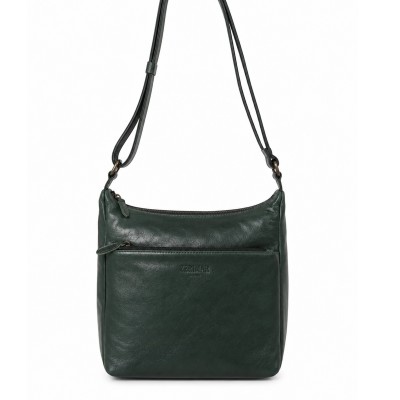 Leather crossbody bag 28x24x11 cm MISTIK
