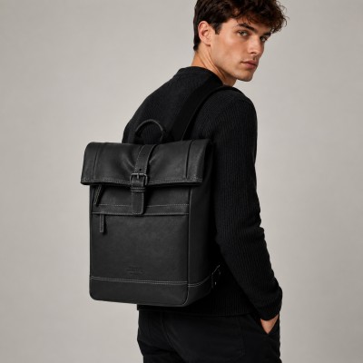 Natural leather backpack 36x28x8 cm PAPE