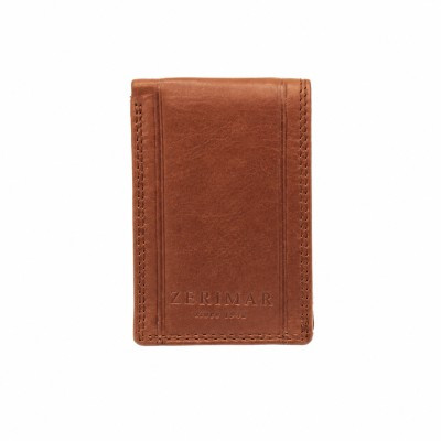 Leather wallet 10x7 cm MAJOR model