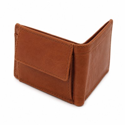 Leather wallet 10x7 cm MAJOR model