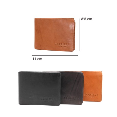 Leather wallet 8,5x11 cm ZOBO
