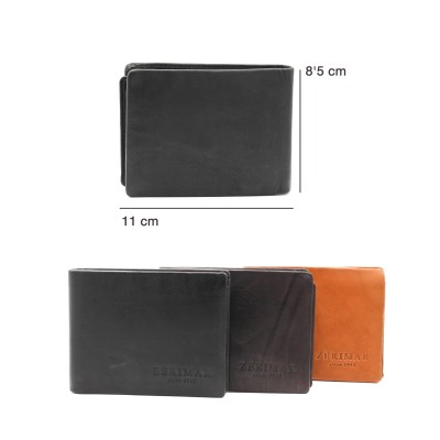 Leather wallet 8,5x11 cm ZOBO