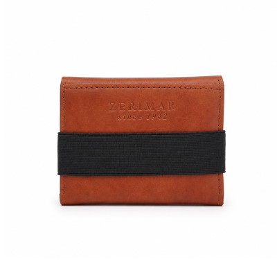 Leather wallet 10x8 cm MALEO