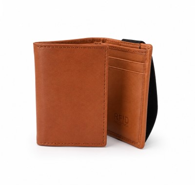 Leather wallet 10x8 cm MALEO