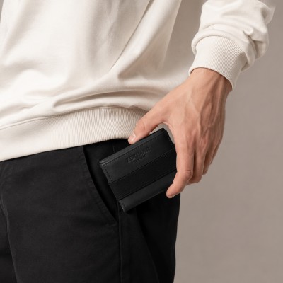 Leather wallet 10x8 cm MALEO