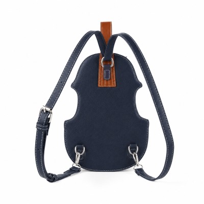 Multiway Violin Leather Bag with Double Handles 28x20x5 cm