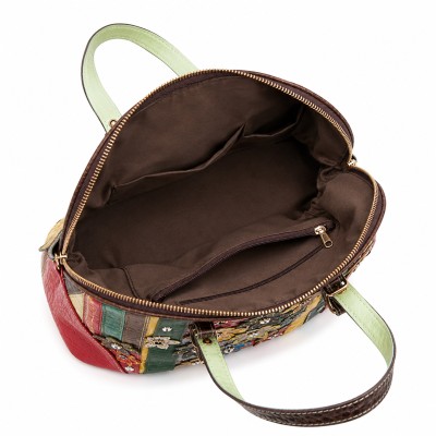 Leather Bag with Double Handles 33x24x15 cm COLORADE