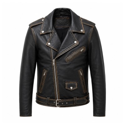 Leather Biker Jacket Heritage