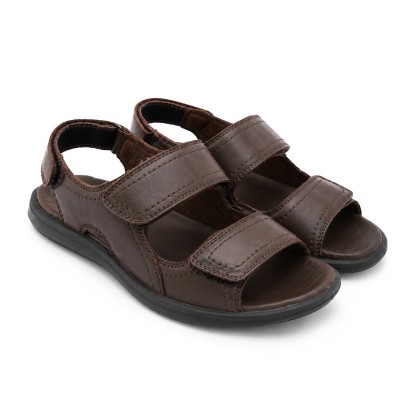 Leather Sandals with Adjustable Closure JOKUNO