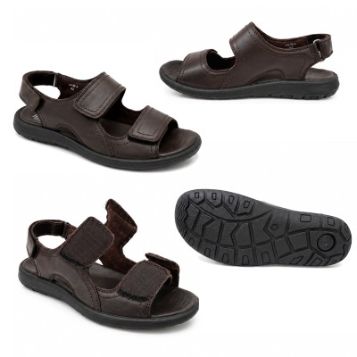 Leather Sandals with Adjustable Closure JOKUNO