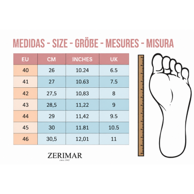 Open leather sandal model DUVRO