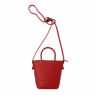 Mini leather bag with double handles 18x12x9 cm HAMPER