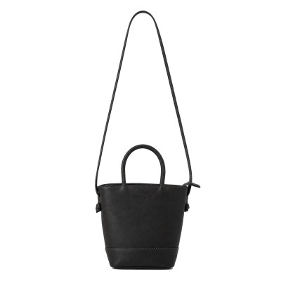 Mini leather bag with double handles 18x12x9 cm HAMPER