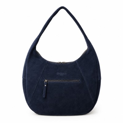 Boho suede shoulder bag 40x28x12 cm