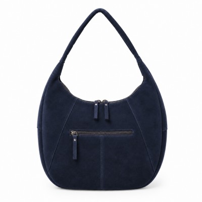 Boho suede shoulder bag 40x28x12 cm