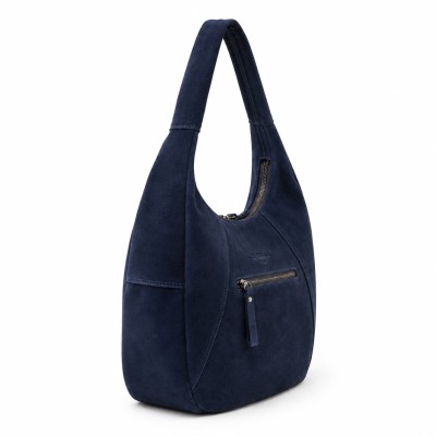 Boho suede shoulder bag 40x28x12 cm