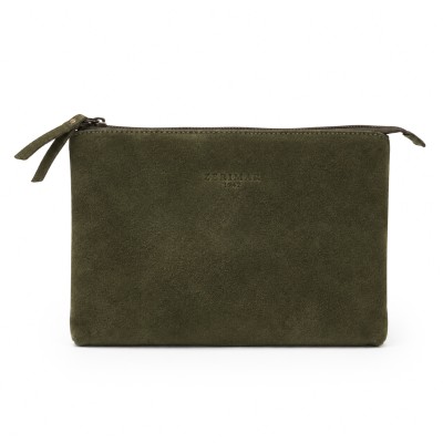 Suede crossbody bag with handle 27x18 cm ONZA