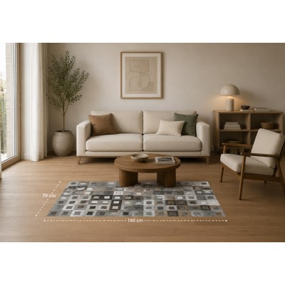 Cowhide Area Rug Patchwork 70x140 cm BLAGRE