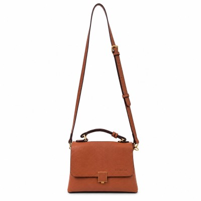 Double-handle leather bag 19x14x8 cm LIVIA