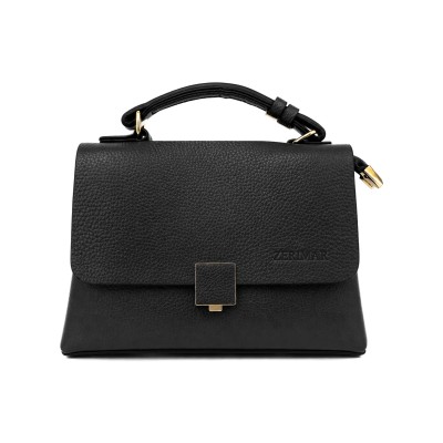 Double-handle leather bag 19x14x8 cm LIVIA