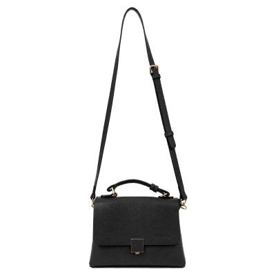 Double-handle leather bag 19x14x8 cm LIVIA