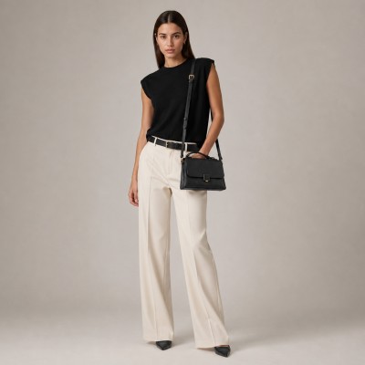 Double-handle leather bag 19x14x8 cm LIVIA