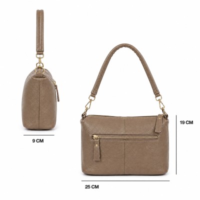 Multiway leather bag 25x19x9 cm LOOP