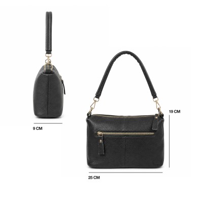 Multiway leather bag 25x19x9 cm LOOP