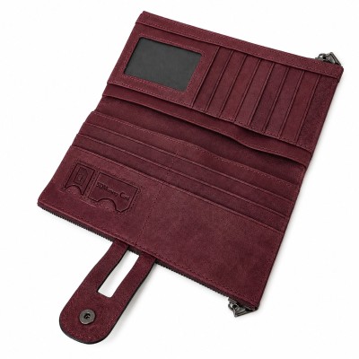 Multi-purpose leather wallet 19x9,5 cm