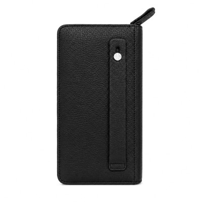 Multi-space leather wallet 21,5x11,5 cm