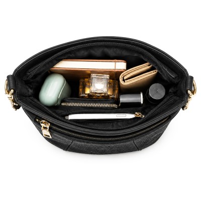 Leather crossbody bag 26x20x10 cm ZAHRA
