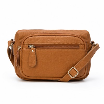 Leather crossbody bag 22x16x7 cm KOKI