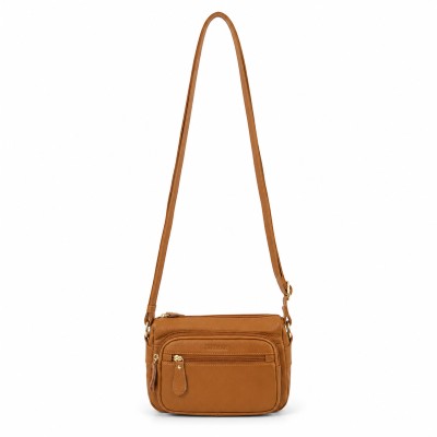Leather crossbody bag 22x16x7 cm KOKI
