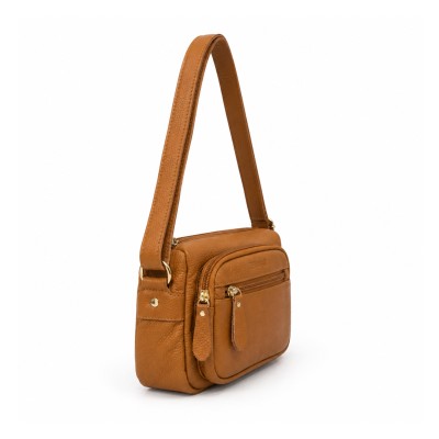 Leather crossbody bag 22x16x7 cm KOKI