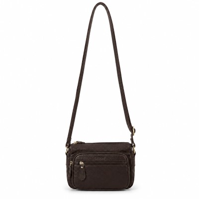 Leather crossbody bag 22x16x7 cm KOKI
