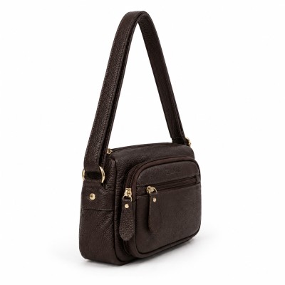 Leather crossbody bag 22x16x7 cm KOKI