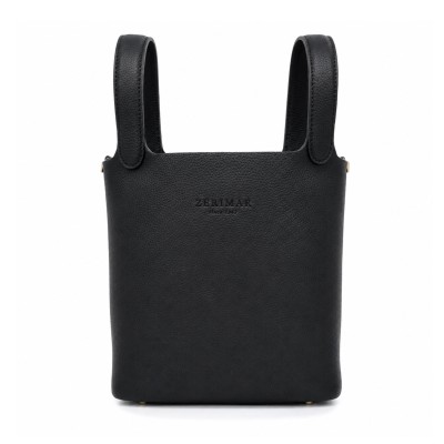 Handheld basket bag with padlock and key 22x19x13 cm