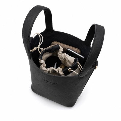 Handheld basket bag with padlock and key 22x19x13 cm