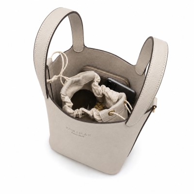 Handheld basket bag with padlock and key 22x19x13 cm
