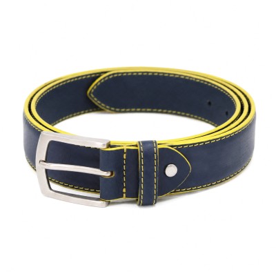 Leather belt 38 mm model DUO
