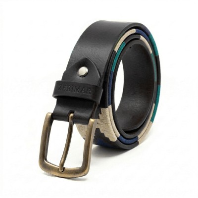 38 mm leather belt AZTEK model