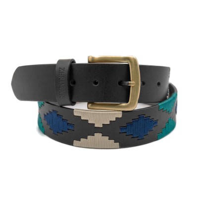 38 mm leather belt AZTEK model
