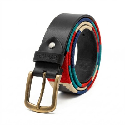 38 mm leather belt PAMPA model