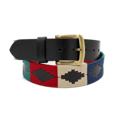 38 mm leather belt PAMPA model