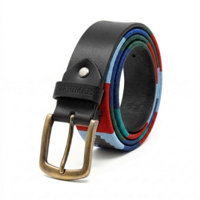 38 mm leather belt PAMPA model