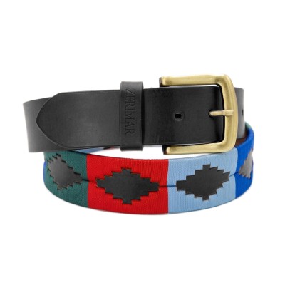 38 mm leather belt PAMPA model